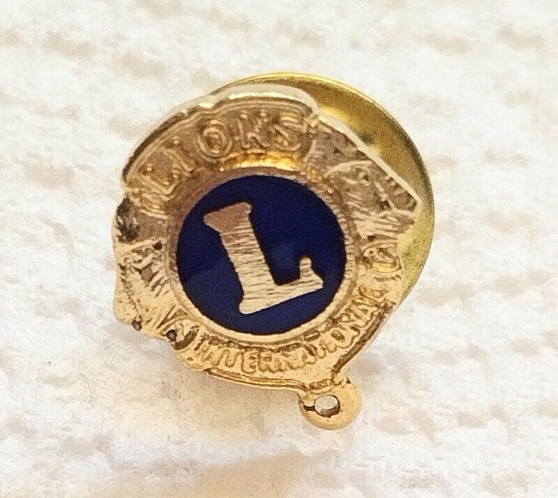 Vintage LIONS CLUB International Hat, Lapel Pin