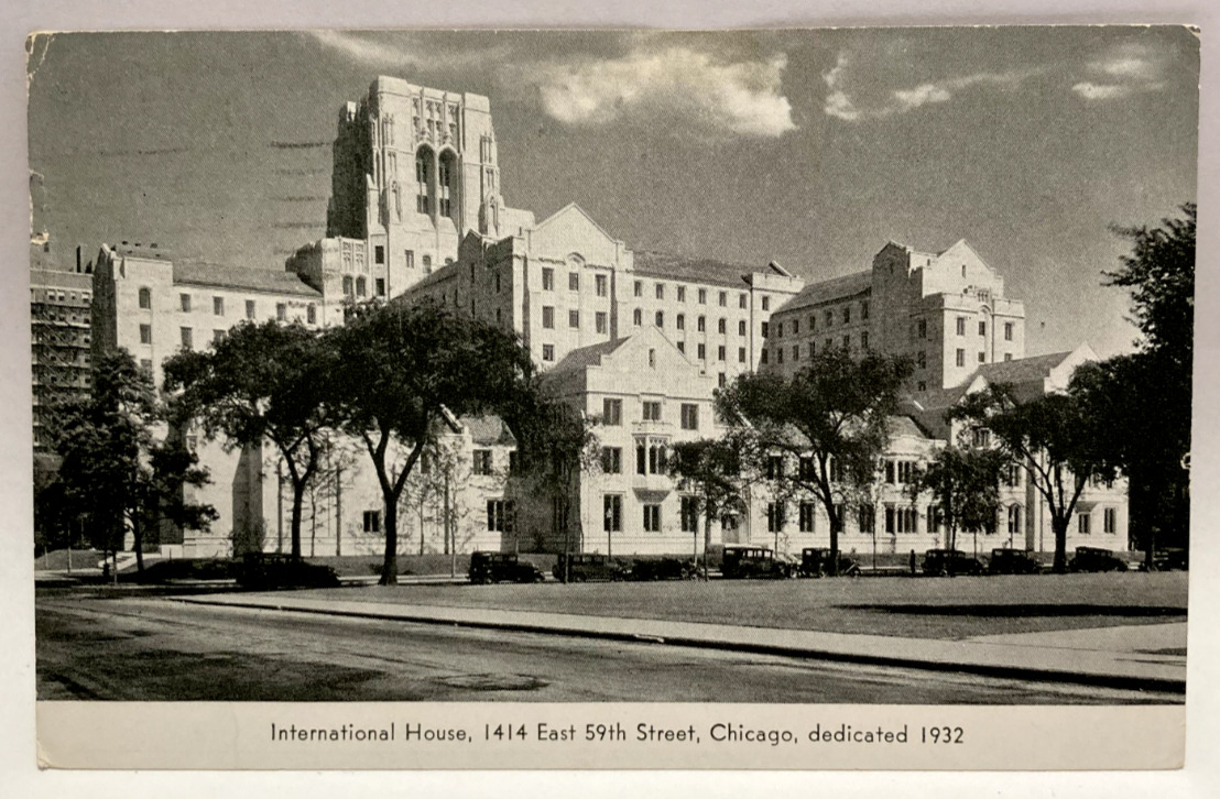 1940 International House, Chicago, Illinois IL Postcard