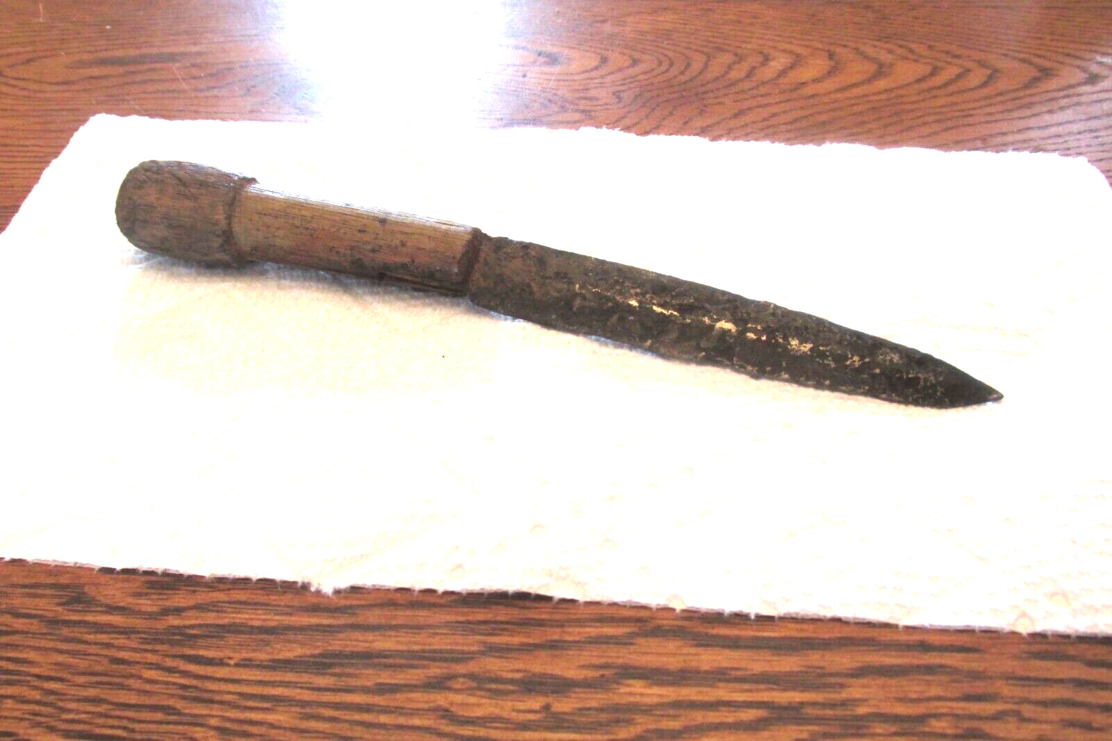 Original 18th C. Styled Knife, Blade is heavily Pitted. #2