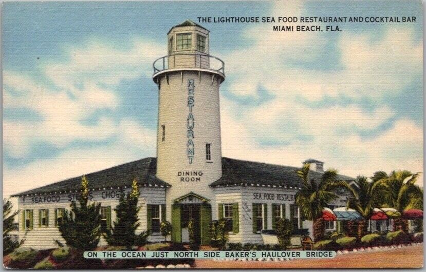 1940s MIAMI BEACH, Florida Postcard \