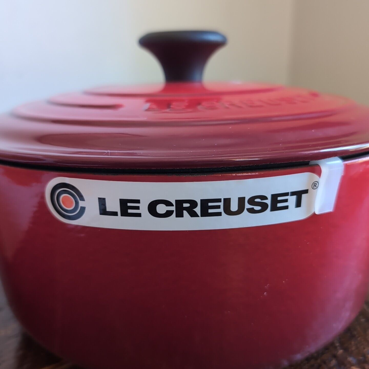 Le Creuset Signature Cast Iron 5 1/2-Qt Round Dutch Oven #26 Red Pot New In Box 