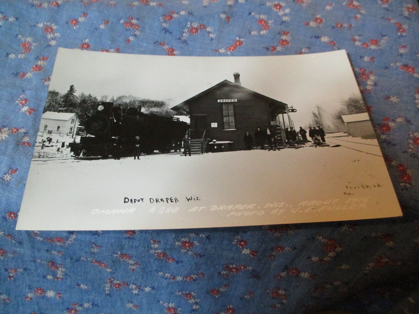 (1032) Old Postcard Depot Draper Wis Omaha #288 Draper About 1916  Photo Fuller