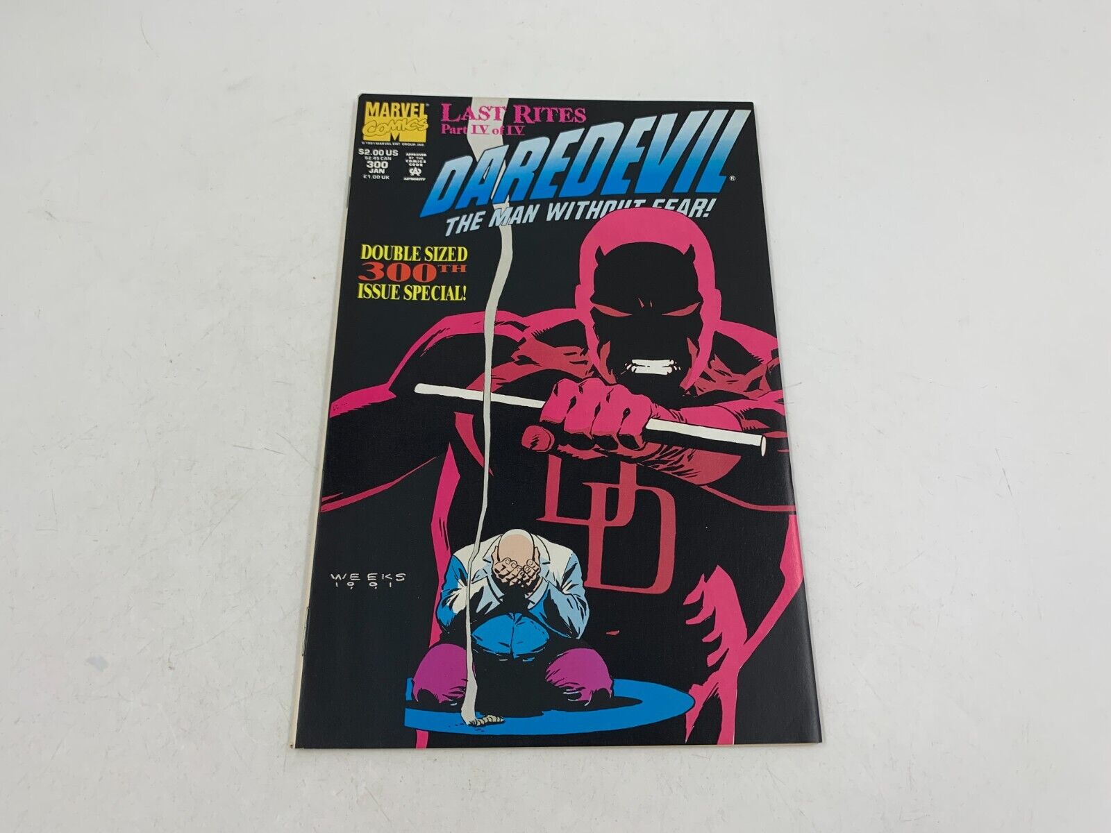Daredevil #300 D. G. Chichester, Lee Weeks, Al Williamson Kingpin Marvel 1992 C2