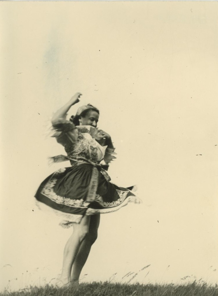 Folklore, Young Dancer Vintage Silver Print Silver Print 13x18 C
