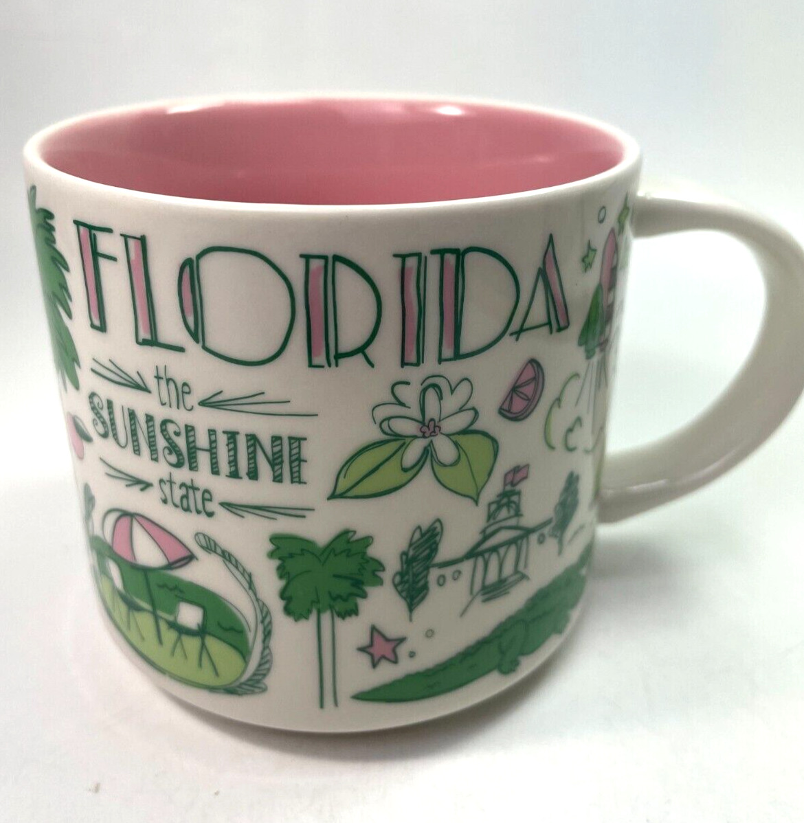 Starbucks Florida Been There Series Mug Across the Globe Collection 14oz Cup B61