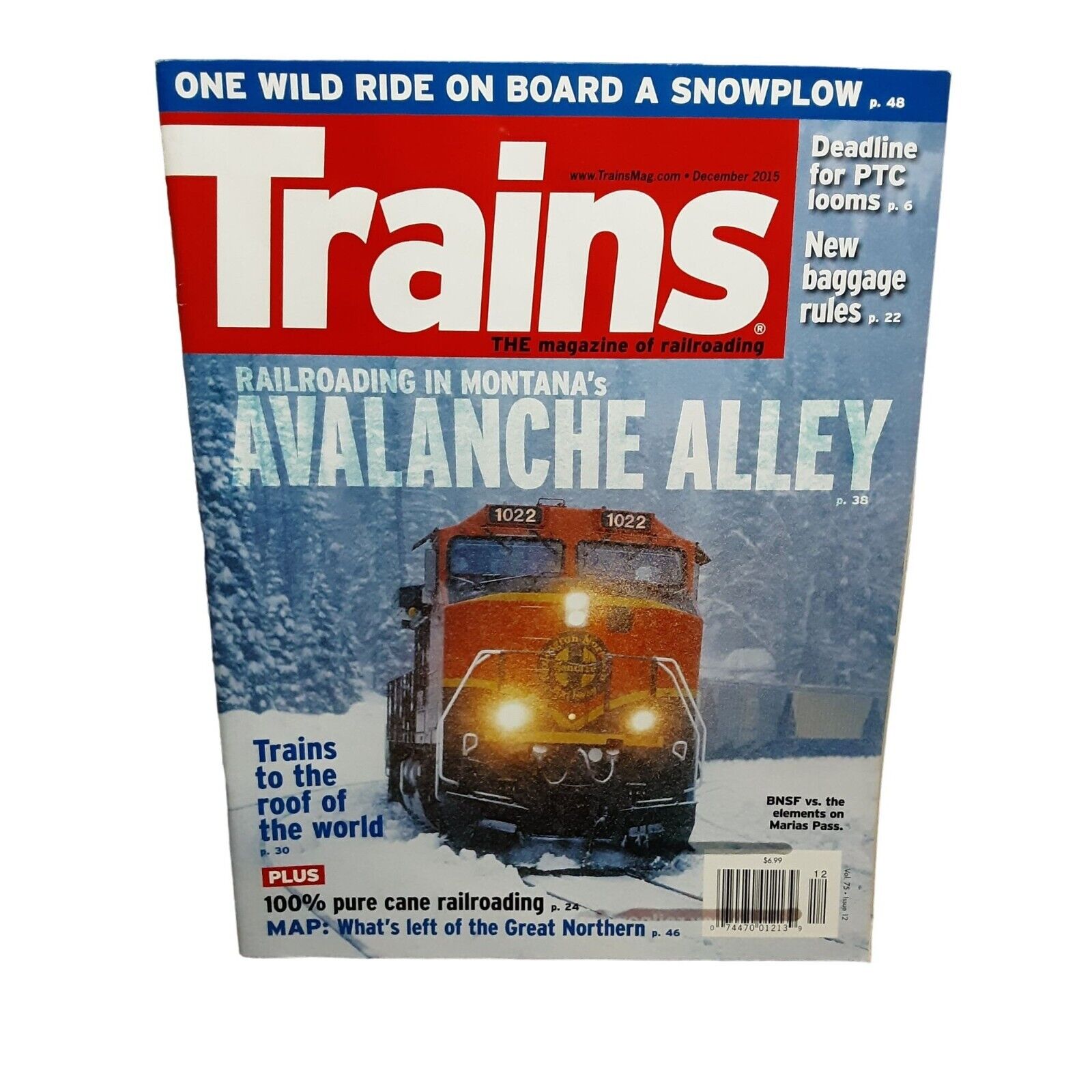 Trains Magazine of Railroading December 2015