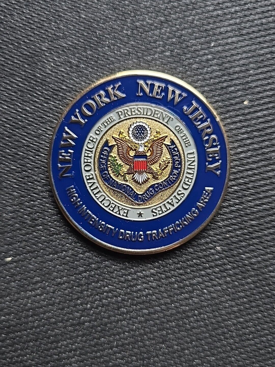 NY / NJ HIDTA NYPD Detective Bureau Tactical Training Unit Chanlane Coin. 