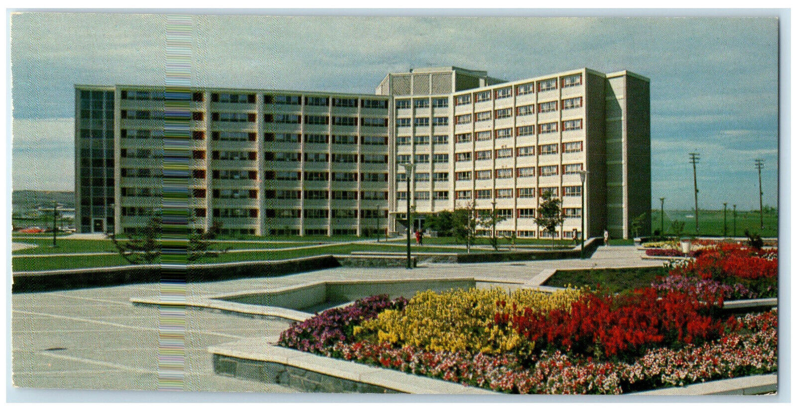 c1950's Women's Residence University of Calgary Alberta Canada Postcard
