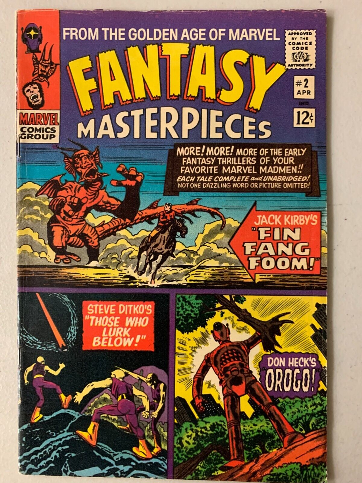 Fantasy Masterpieces #2 Fin Fang Foom 4.0 (1966)