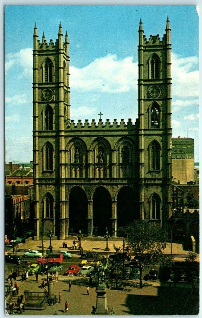 Postcard - Notre-Dame Church, Montreal, Canada