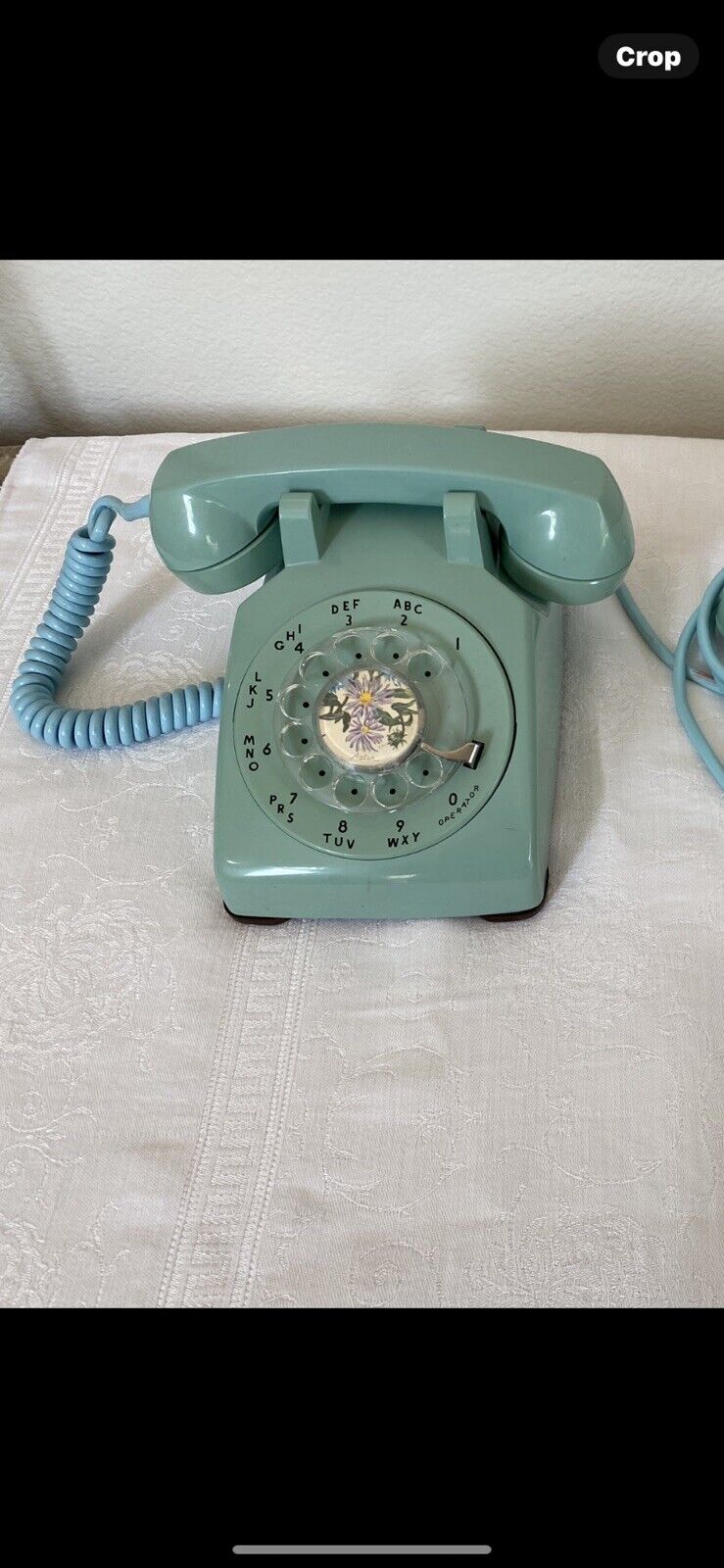 1962 Bell System Western Electric Turquoise Model 500 Rotary Dial Desk Phone