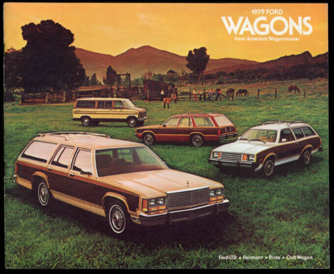 1979 Ford Wagons brochure LTD Fairmont Pinto Cruising Wagon Club Wagon