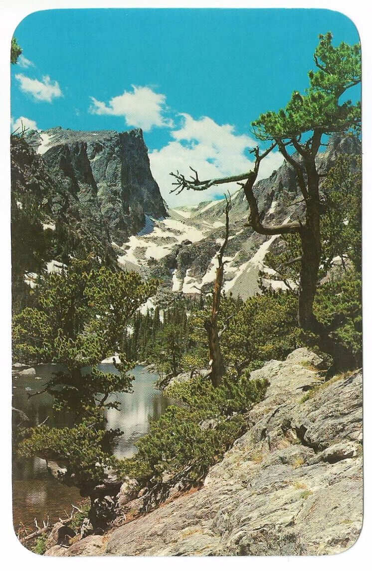 Dream Lake CO Postcard Colorado Rocky Mountains