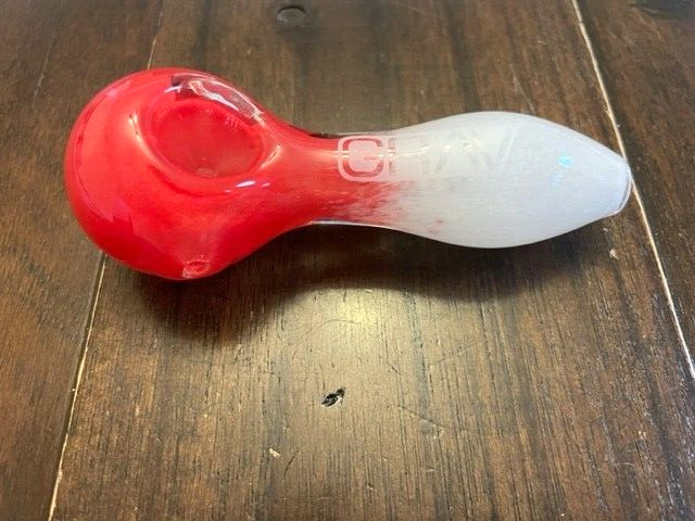 GRAV LABS Glass Bowl Hand Pipe Quality Cherry Red 4\