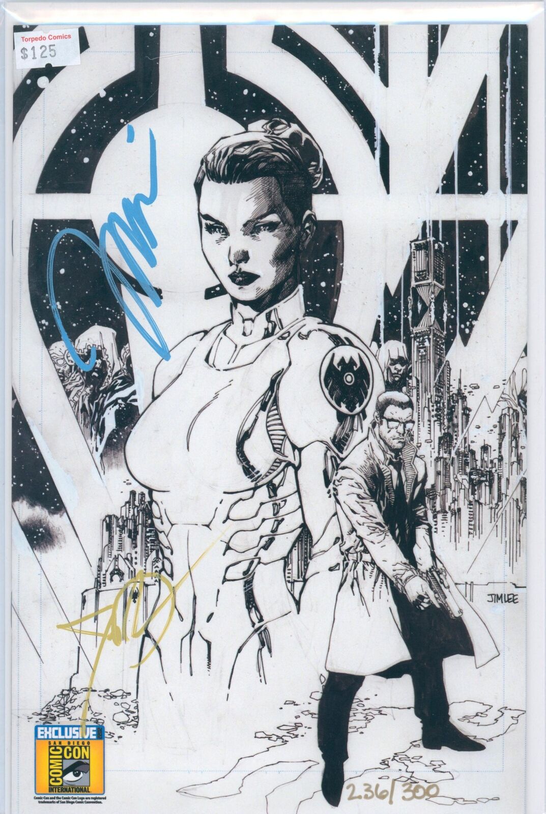 Ascencia #1 SDCC Exclusive Signed by John Dolmayan & Jim Lee with COA (No Grade)