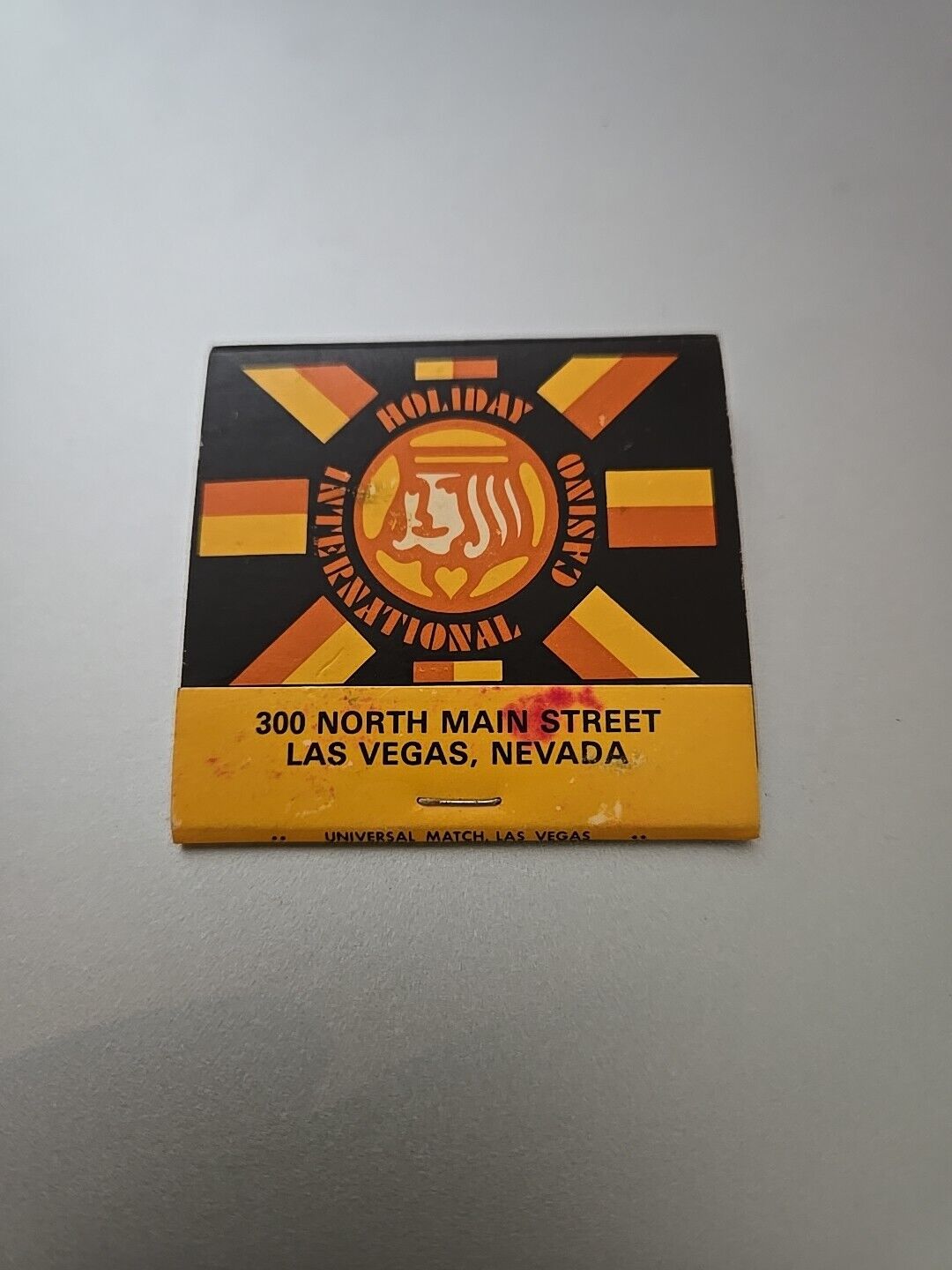 Vintage Matches From International Holiday Casino Las Vegas Nevada Unstruck 