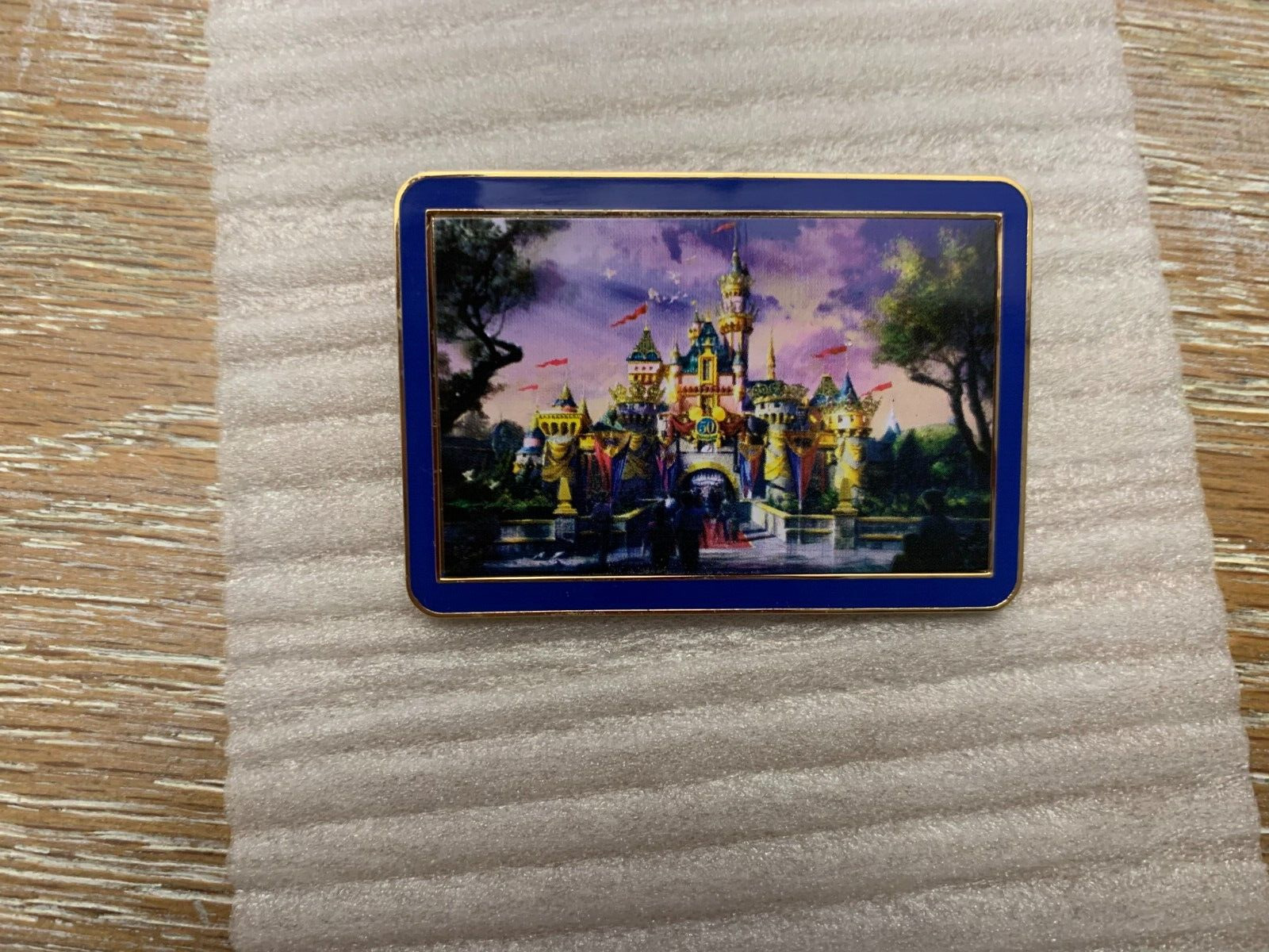 2005 Disneyland\'s 50th Anniversary Thomas Kinkaid view of Castle pin