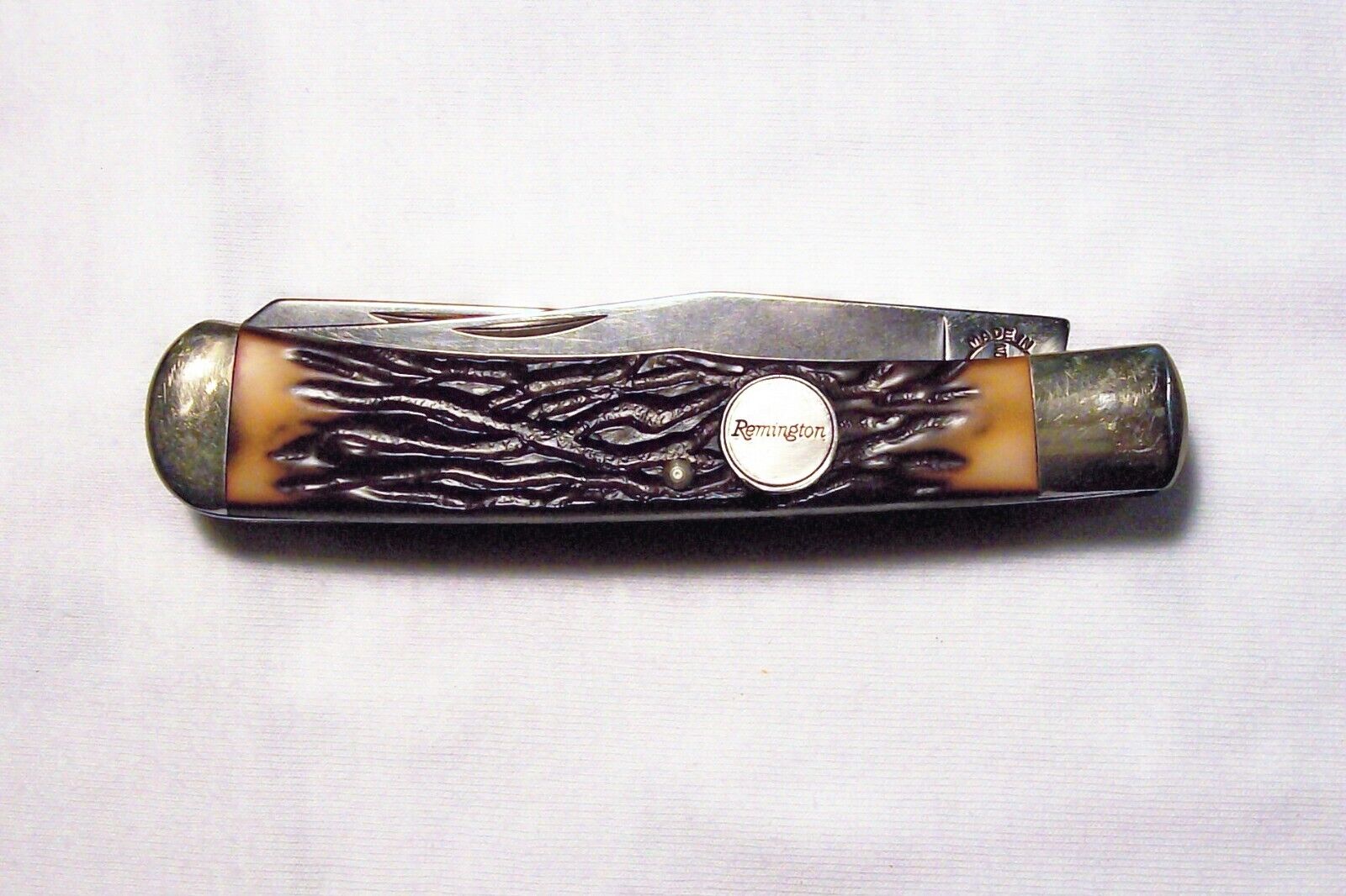 Vintage Remington Trapper Folding Pocket Knife with Two Blades 