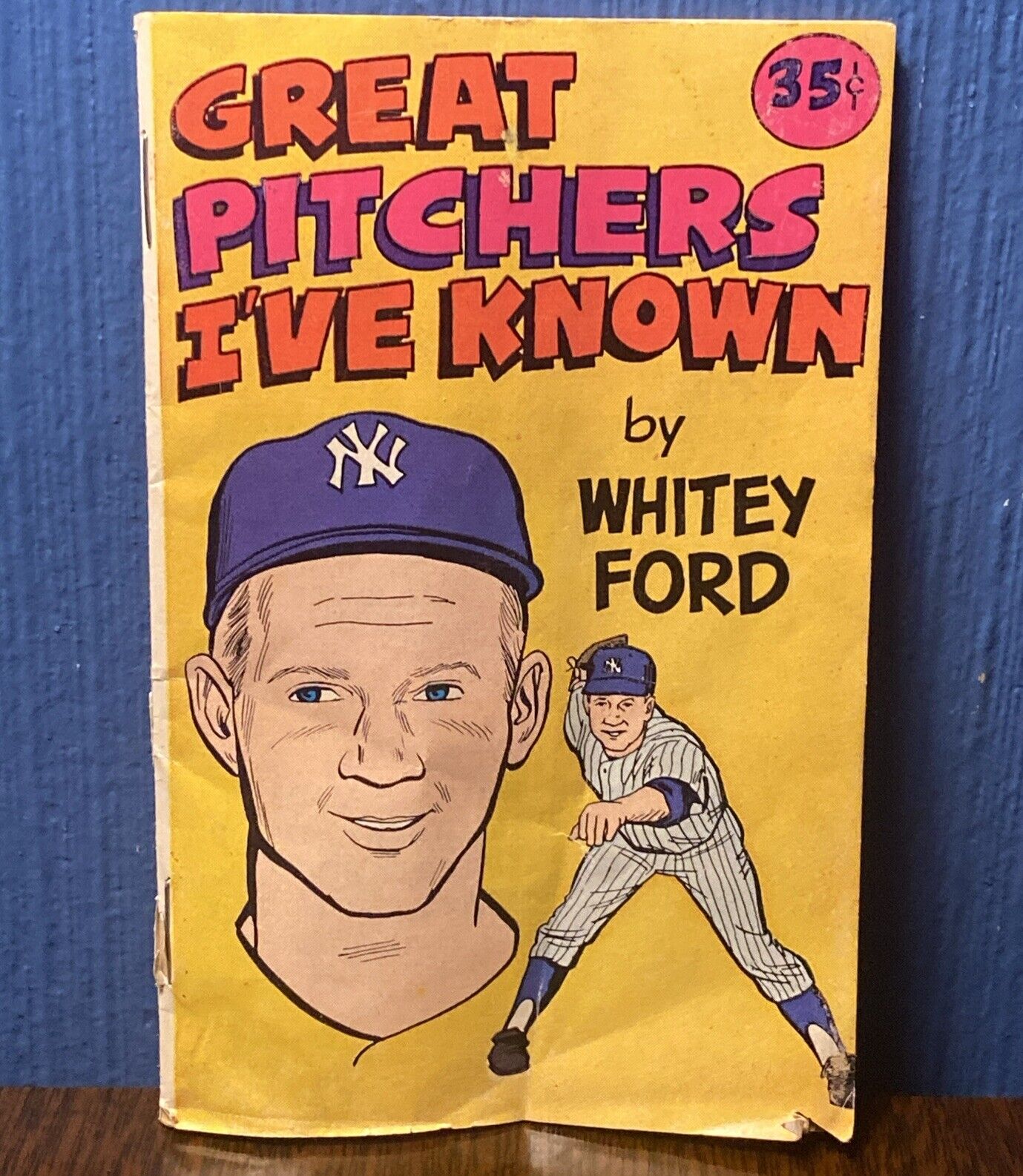 1976 Carvel Great Pitchers I've Known Comic Book By Whitey Ford VINTAGE MLB 70s
