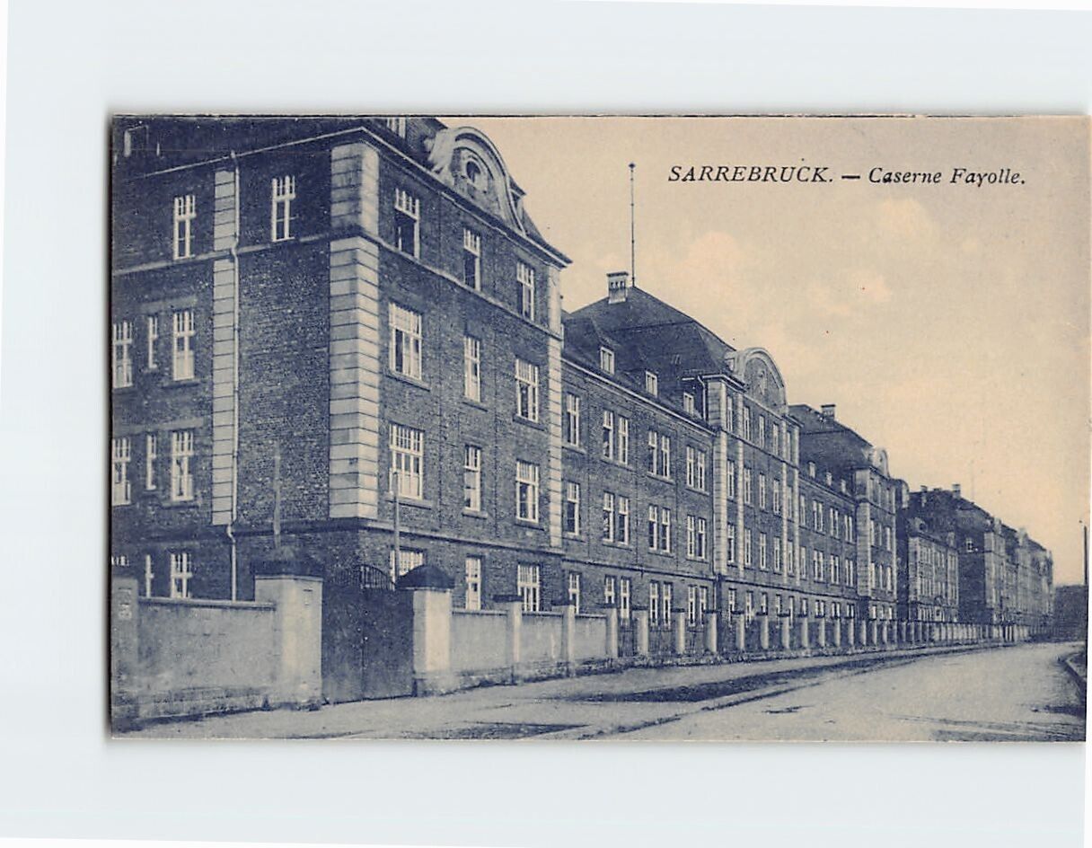 Postcard Fayolle Barracks, Saarbrücken, Germany