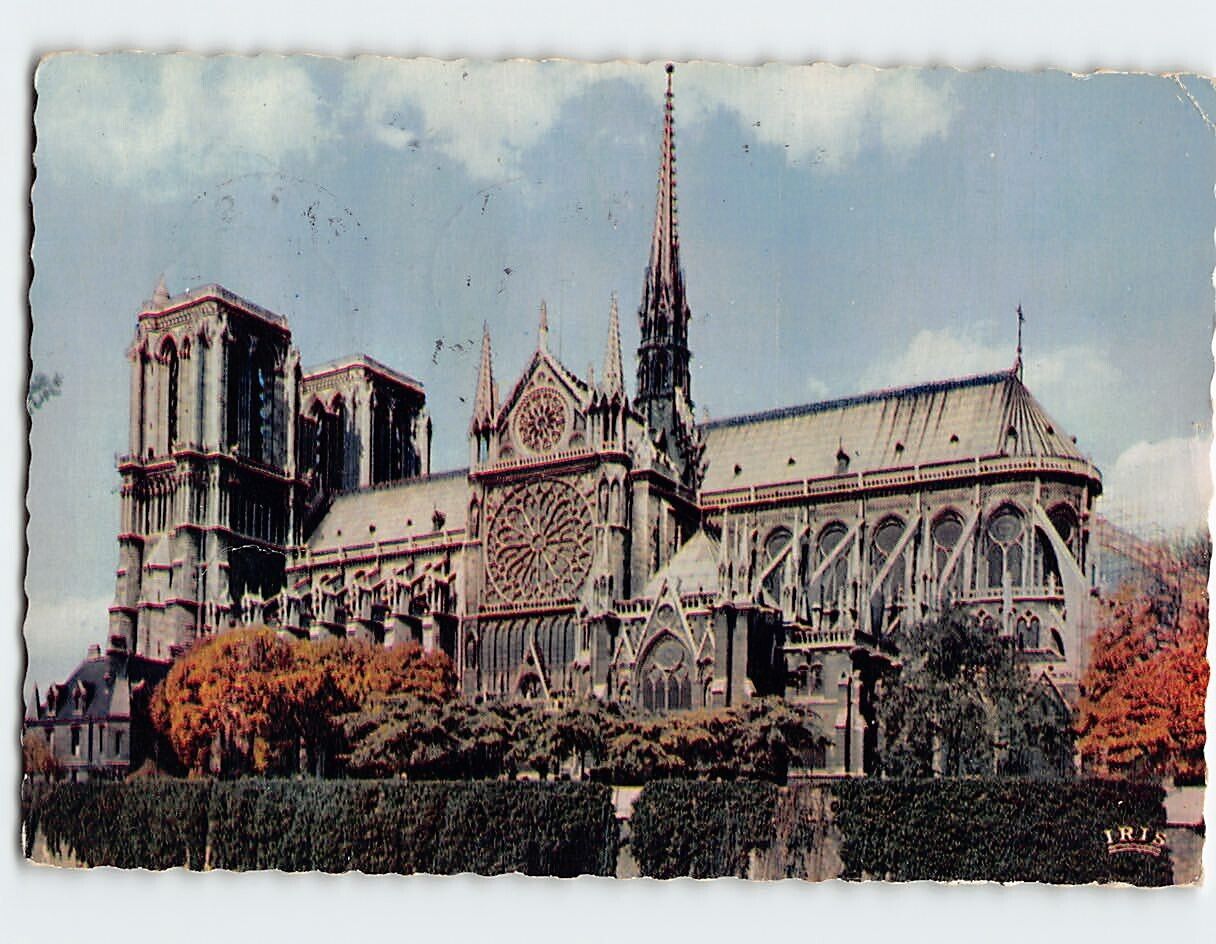 Postcard - Cathédrale Notre-Dame - Paris, France