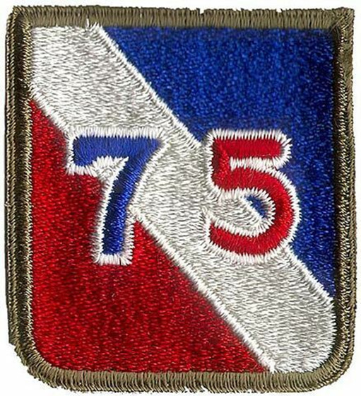 US ARMY 75TH INFANTRY DIVISION UNIT PATCH WWII (ORIGINAL)