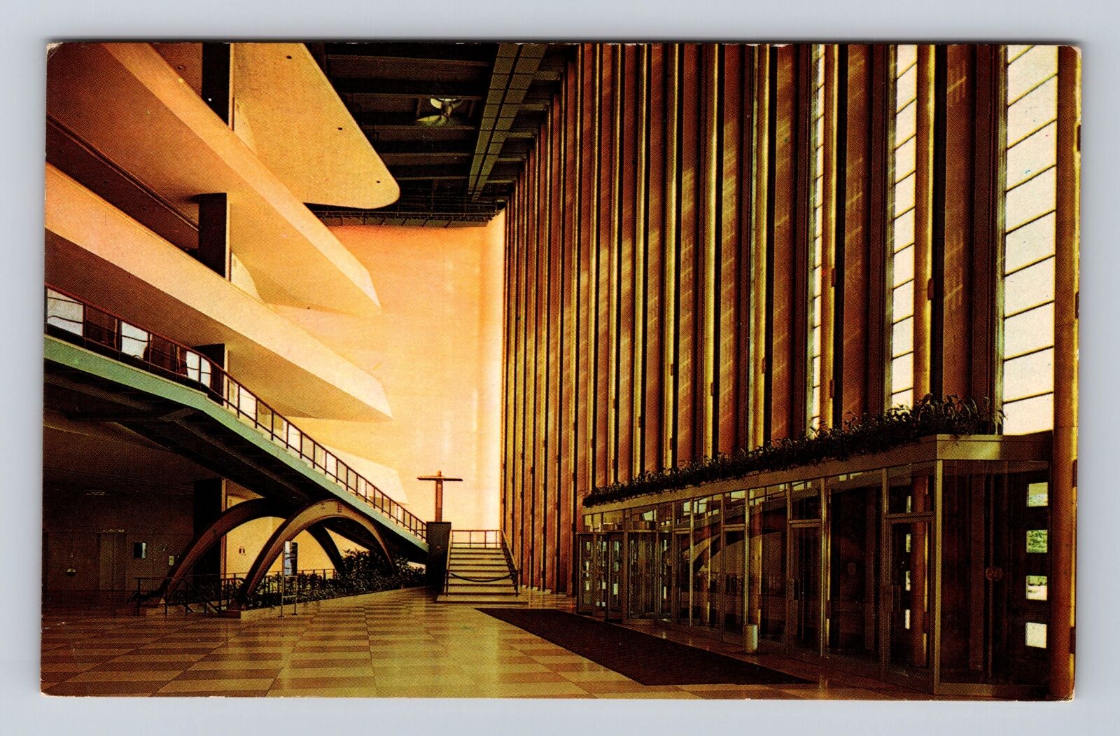 Richmond VA- Virginia, Lobby Of General Assembly Building, Vintage Postcard