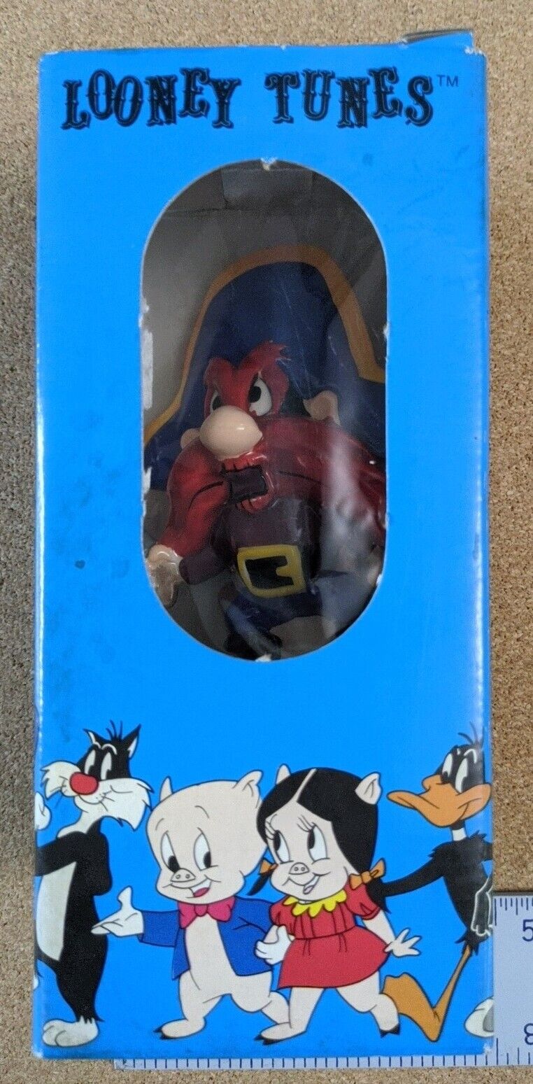 Extremely Rare Warner Bros Looney Tunes Yosemite Sam Ceramic Figurine 1985 New