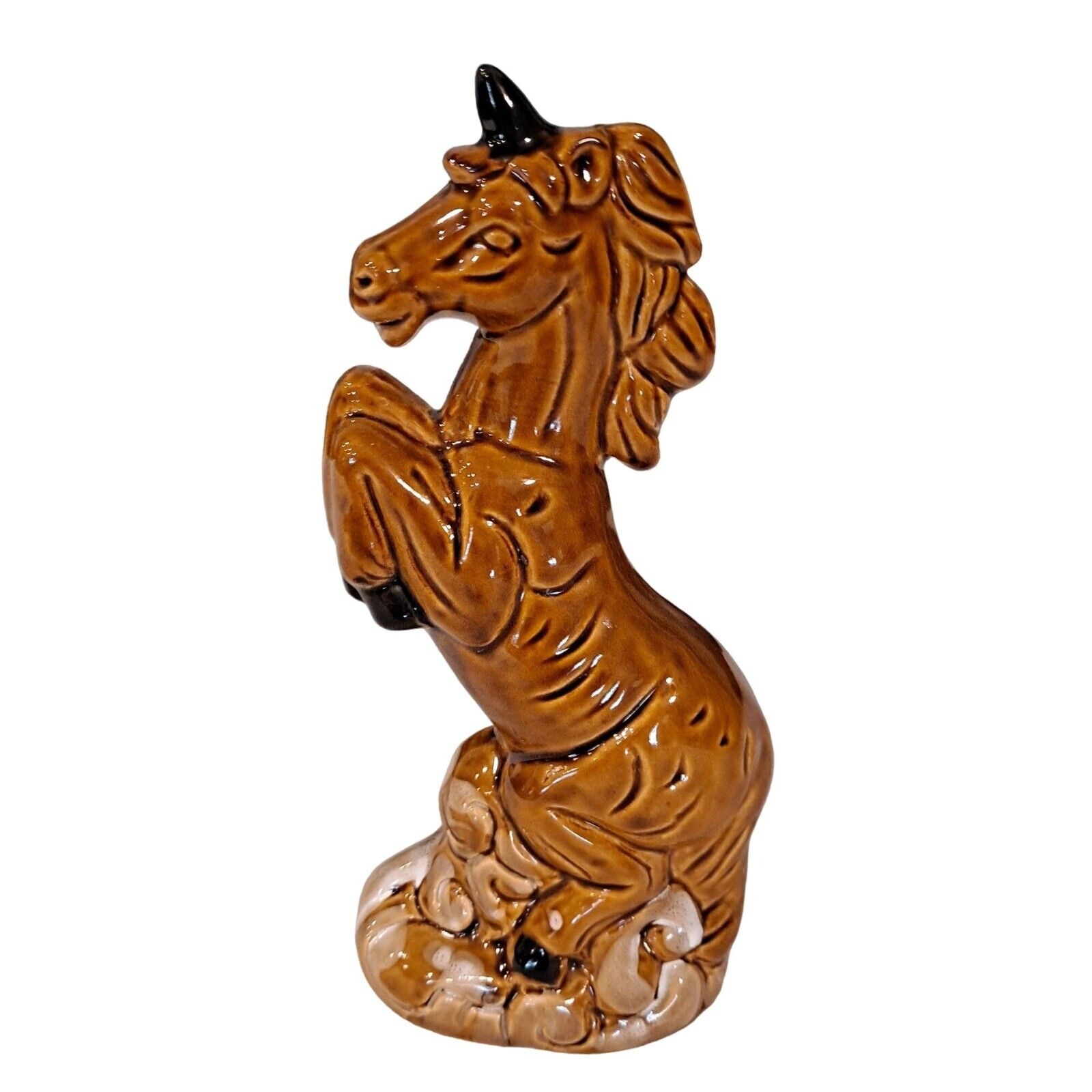 Vintage 1970s Ceramic Unicorn Figurine