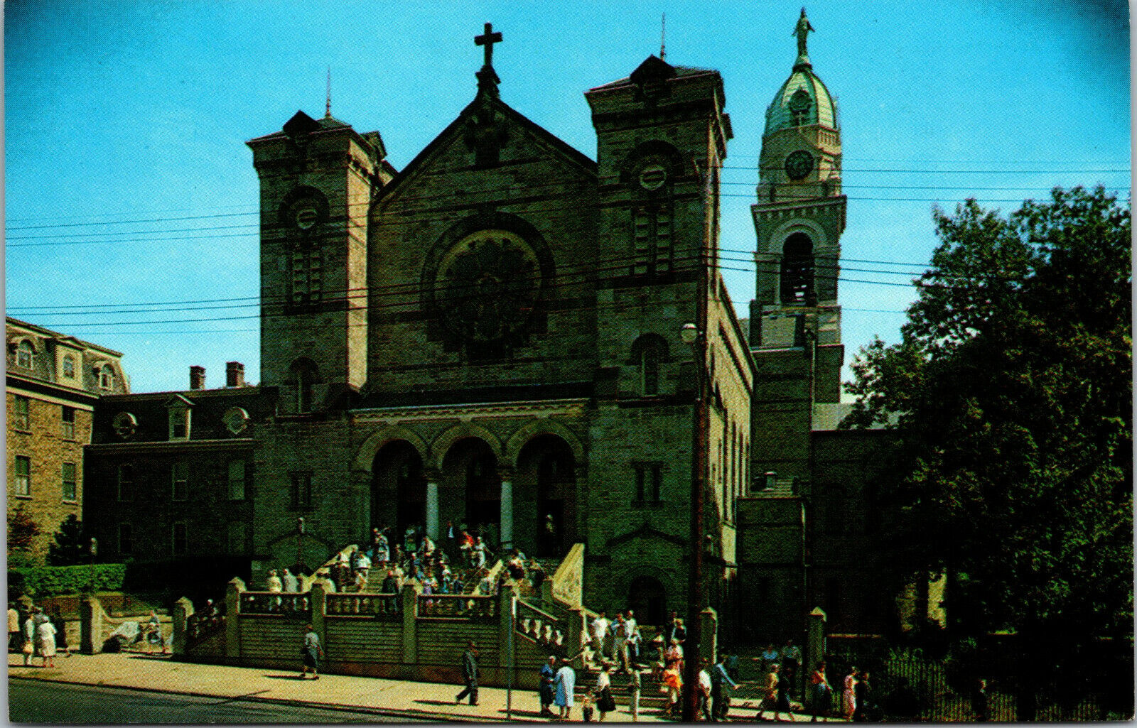 Vtg Chapel of Immaculate Conception St Vincents Seminary Philadelpia PA Postcard