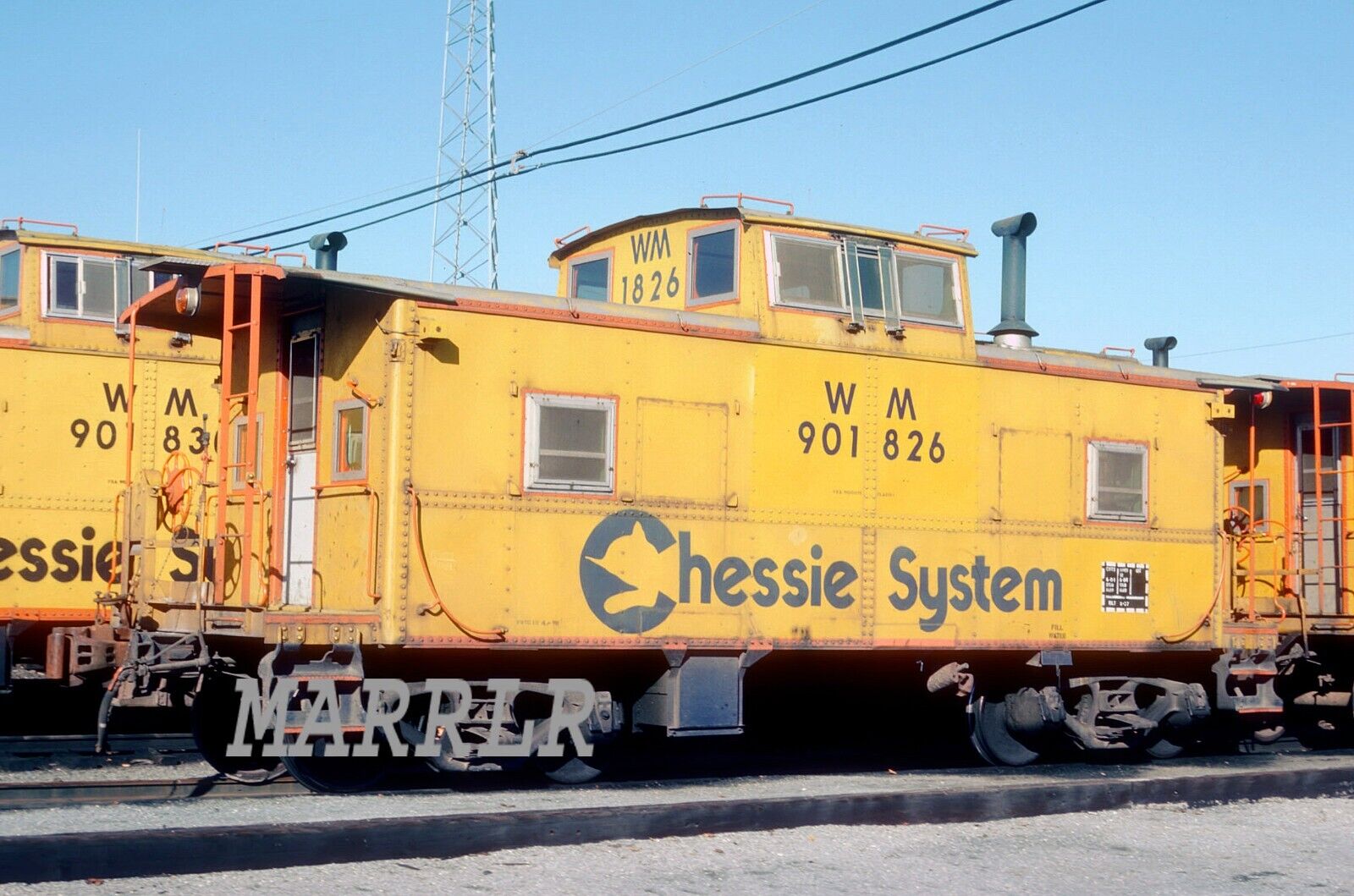 RR Print-CHESSIE SYSTEM CHS 901826 at Hagerstown Md  11/3/1984