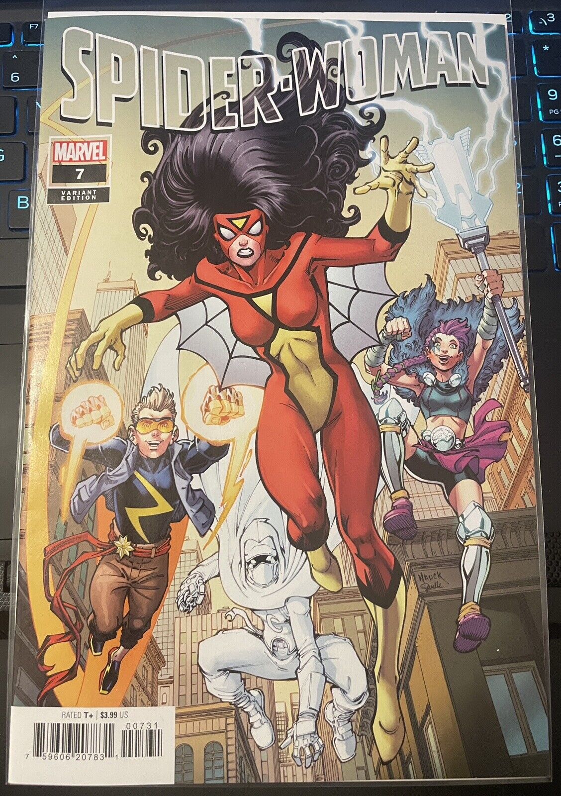 SPIDER-WOMAN #7 TODD NAUCK VARIANT THE ASSEMBLY TEAM FIVE 1ST APPEARANCES 2024