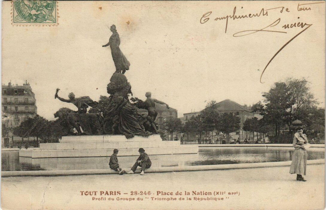CPA TOUT PARIS - 28-246 - Place de la Nation (145495)