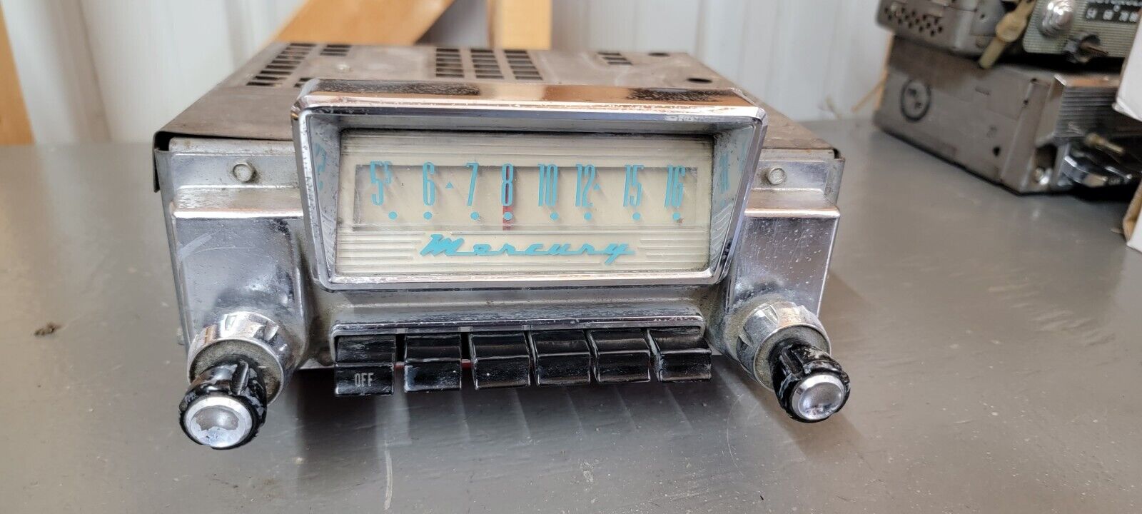 Mercury 1955-56 Custom, Monterey, Montclair AM  radio 6V Bendix 5BM 1955 Radio