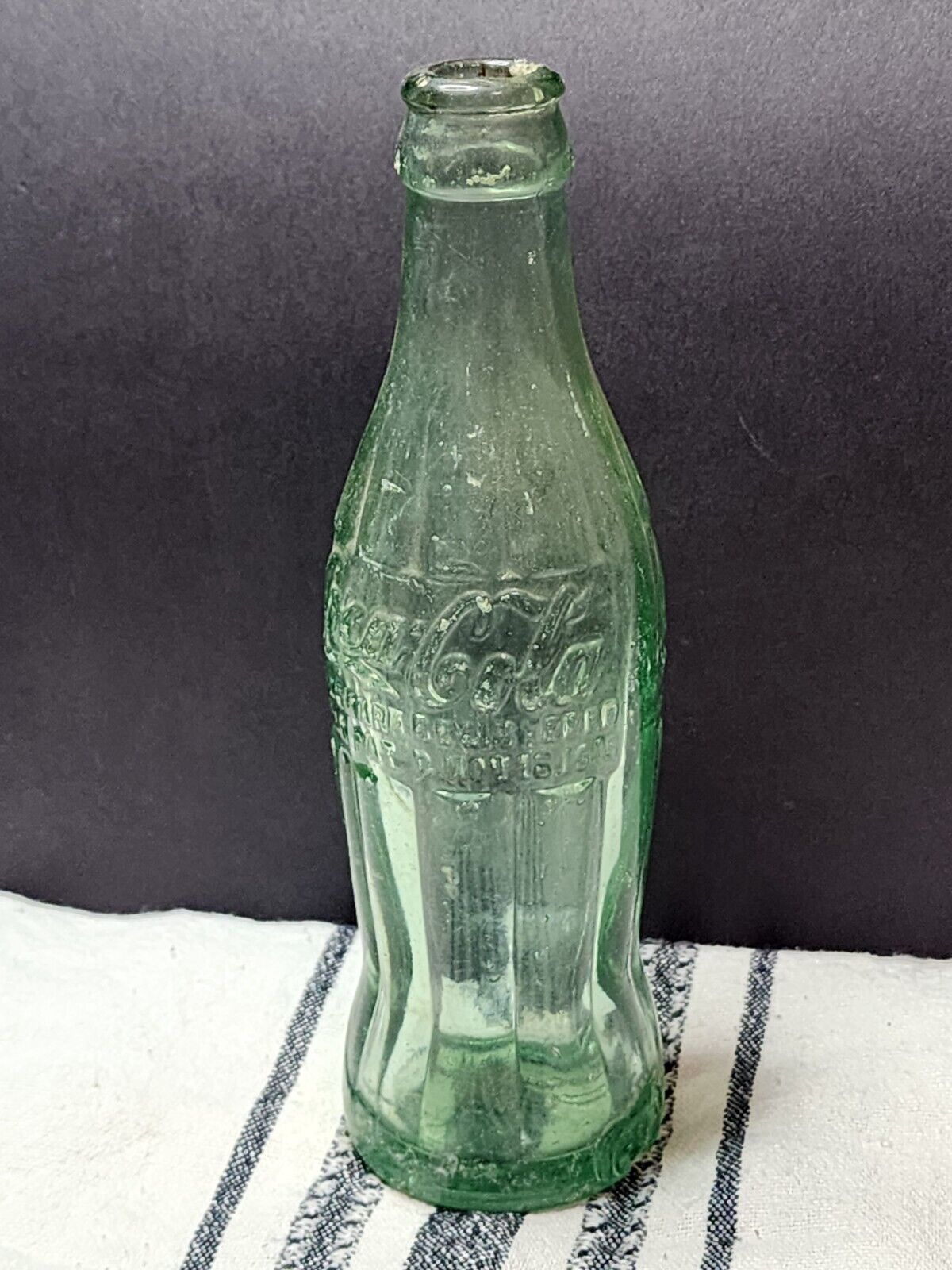 Pat 1915 Salt Lake City Utah Coca Cola Coke Bottle Scarce H22