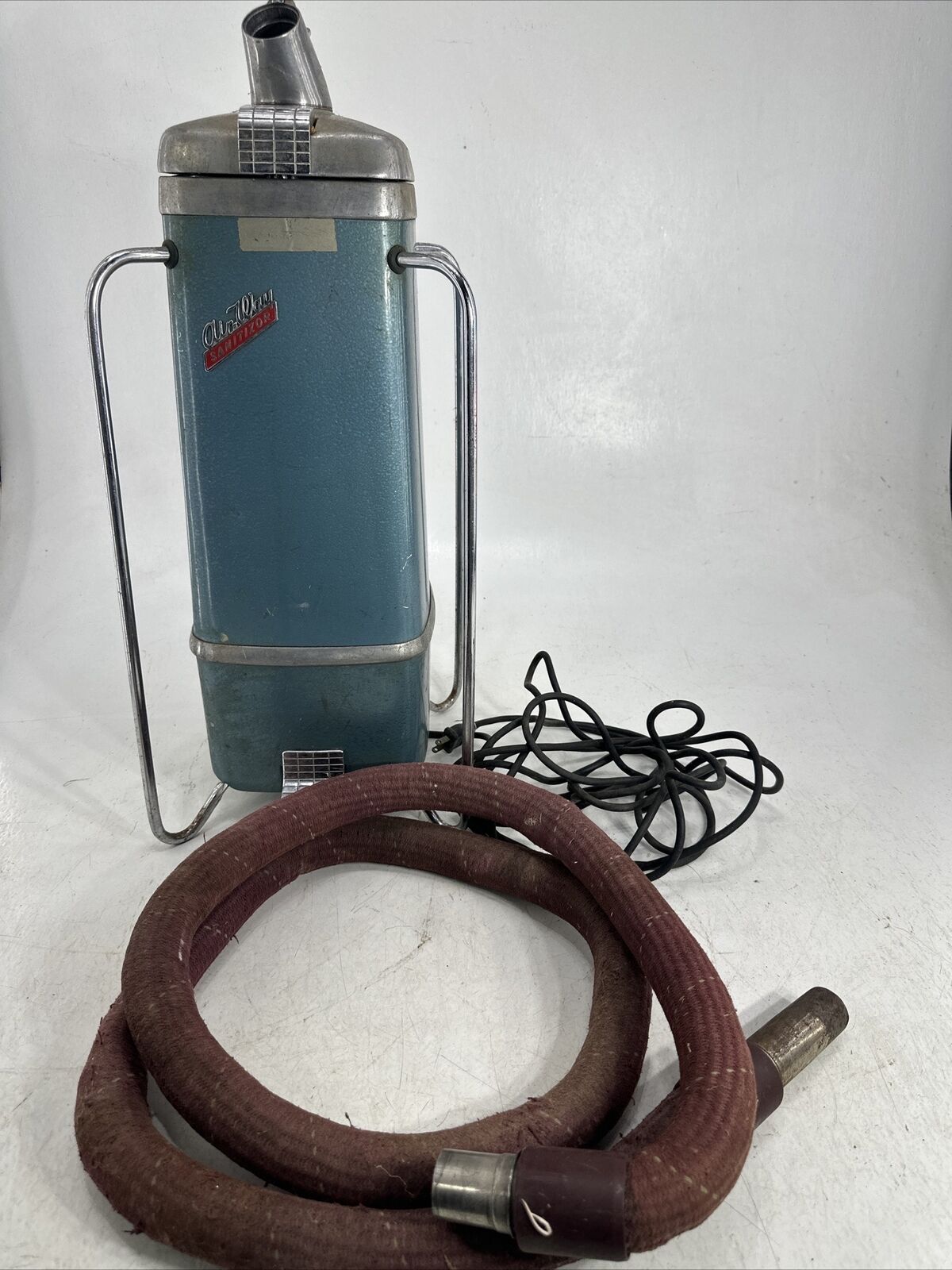 Vintage Air-Way Sanitizor Model 66 Vacuum Cleaner Airway Canister