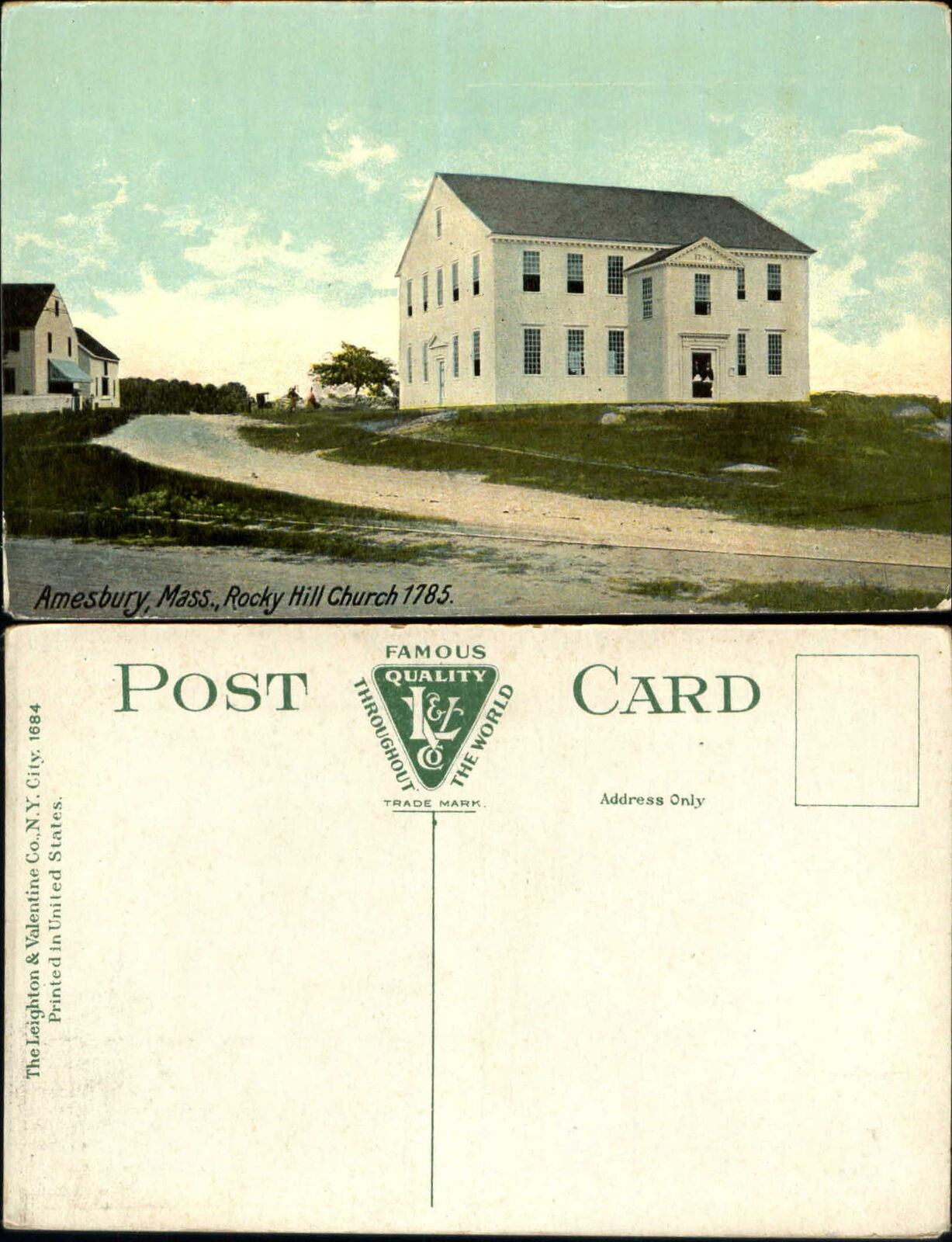 Rocky Hill Church Amesbury Massachusetts ca. 1910