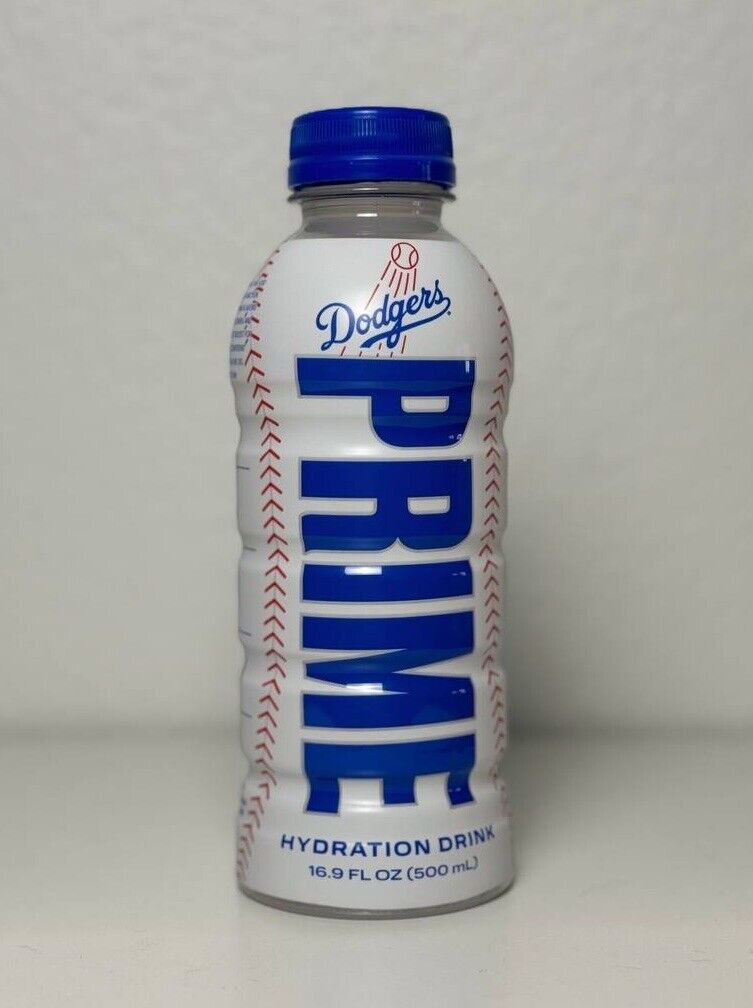 RARE Prime Hydration Limited Edition LA DODGERS Bottle New In Hand