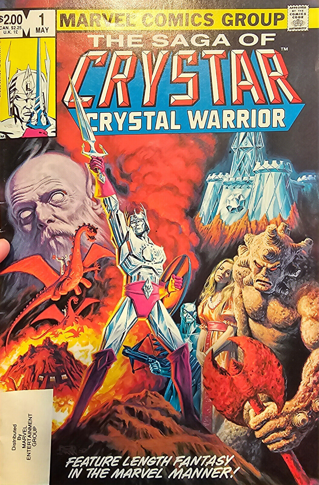 The Saga of Crystar Crystal Warrior #1 Marvel Comics