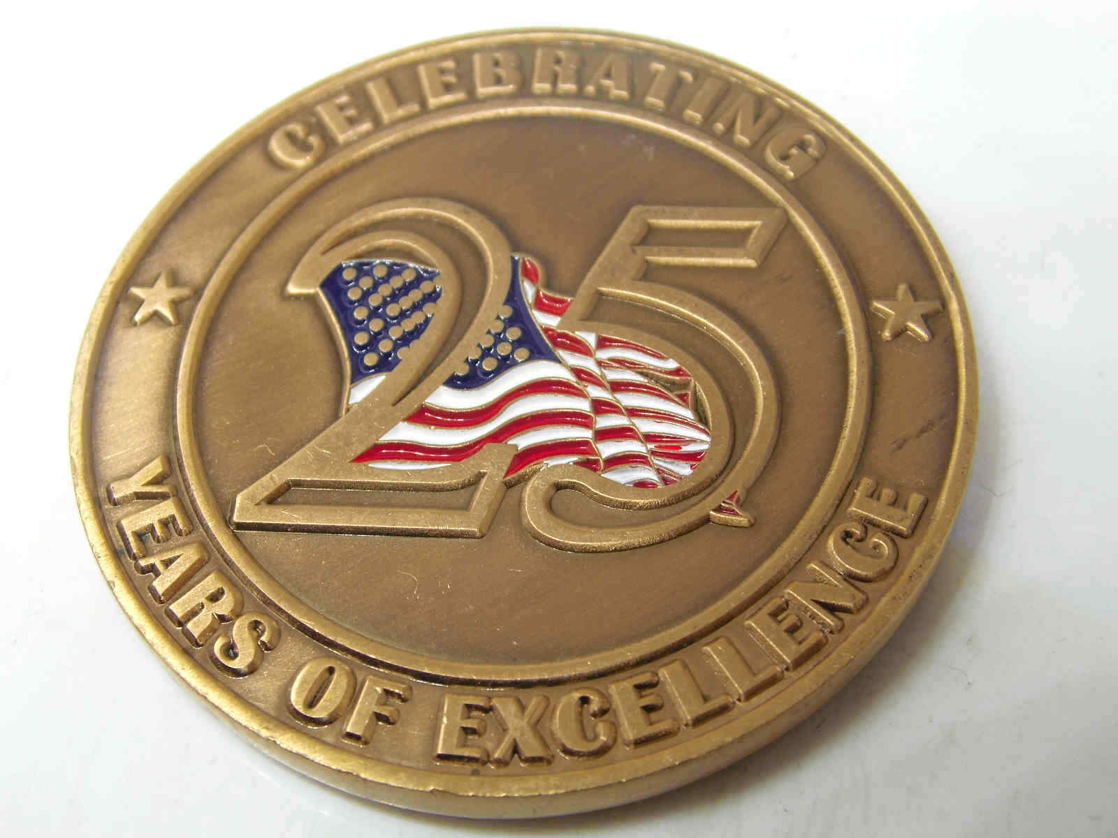 VPP STAR WORKSITE CELEBRATING 25 YEARS OF EXCELLENCE CHALLENGE COIN