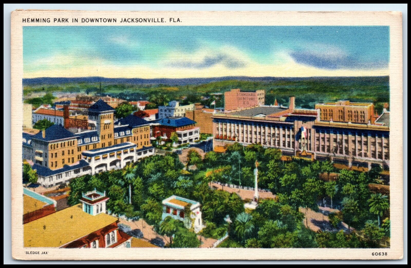 Postcard Hemming Park In Downtown Jacksonville FL G34