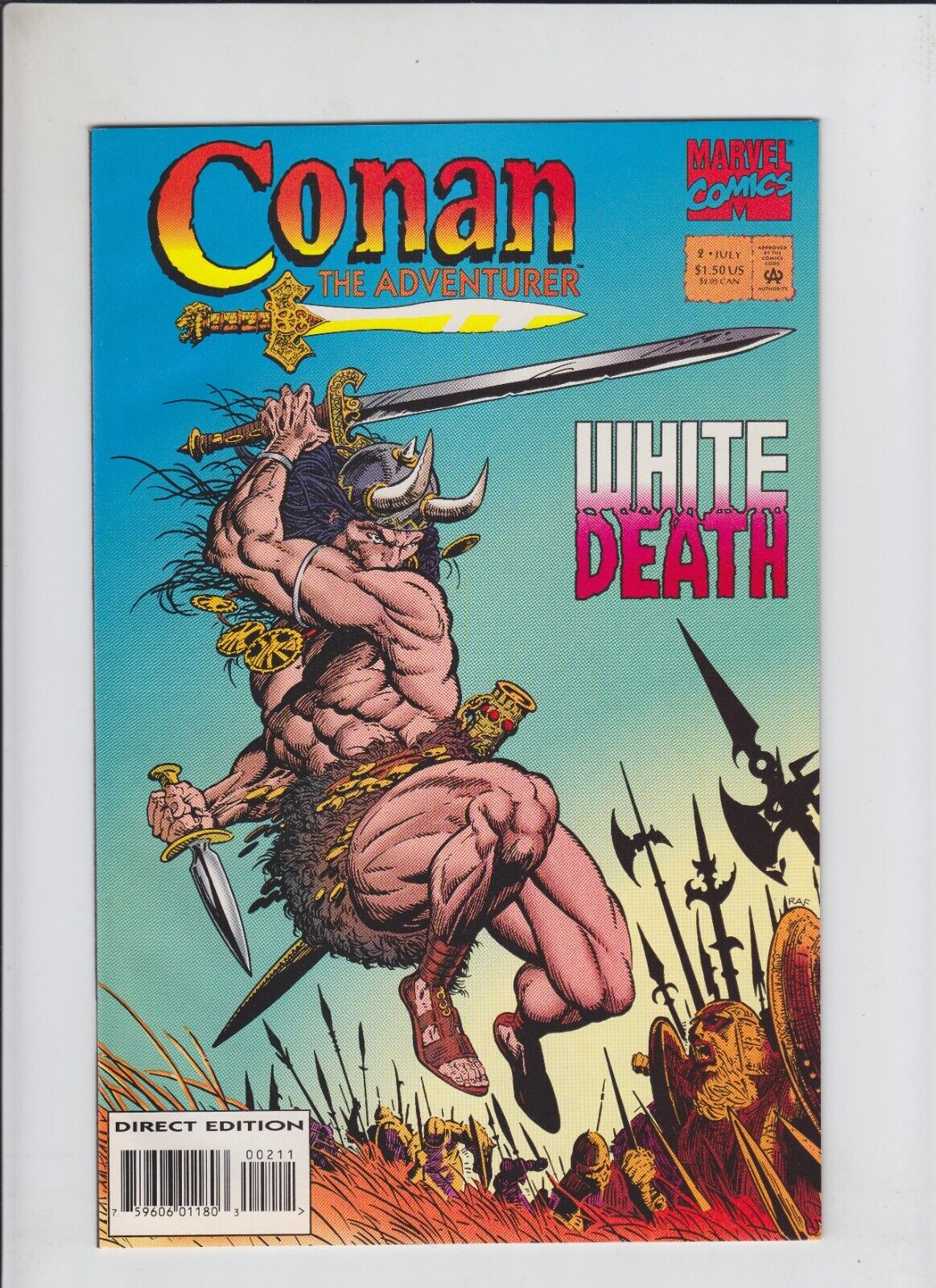 Conan Classic #2A VF; Marvel | Error Edition - Roy Thomas - Barry Windsor-Smith