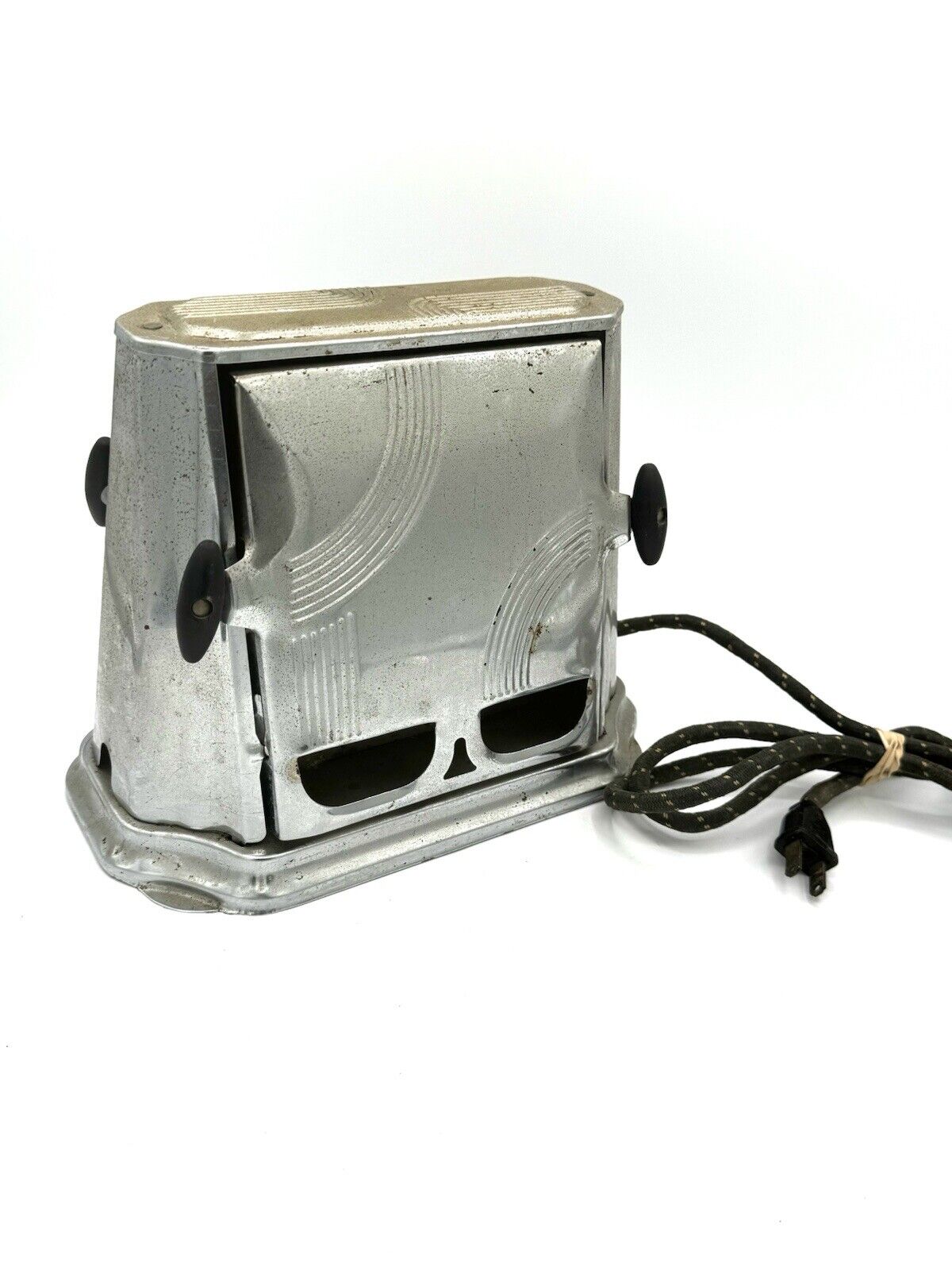 Vintage Art Deco Son Chief Series 680 Chrome 2 Slice Electric Toaster