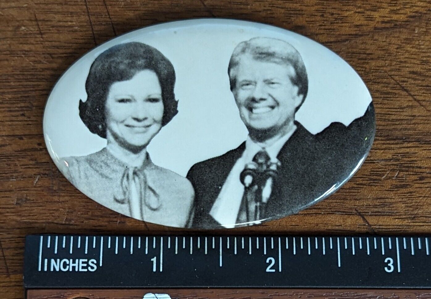 Vintage  Jimmy Carter Rosalyn  Carter Presidential Campaign Pinback Button
