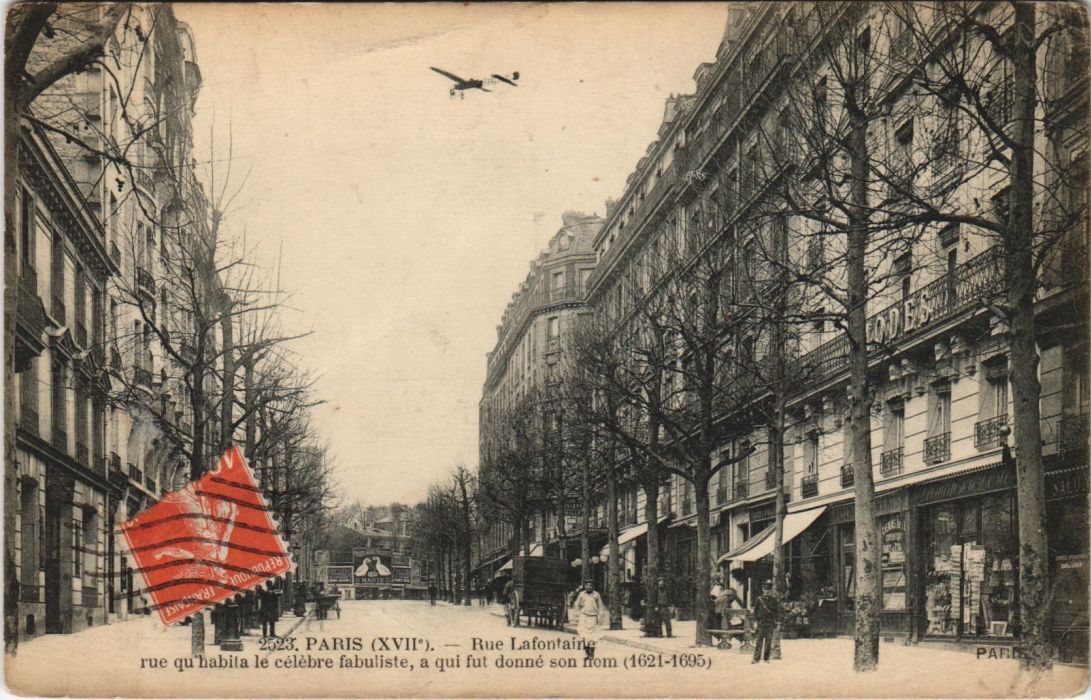 CPA PARIS 17e Rue Lafontaine (158506)
