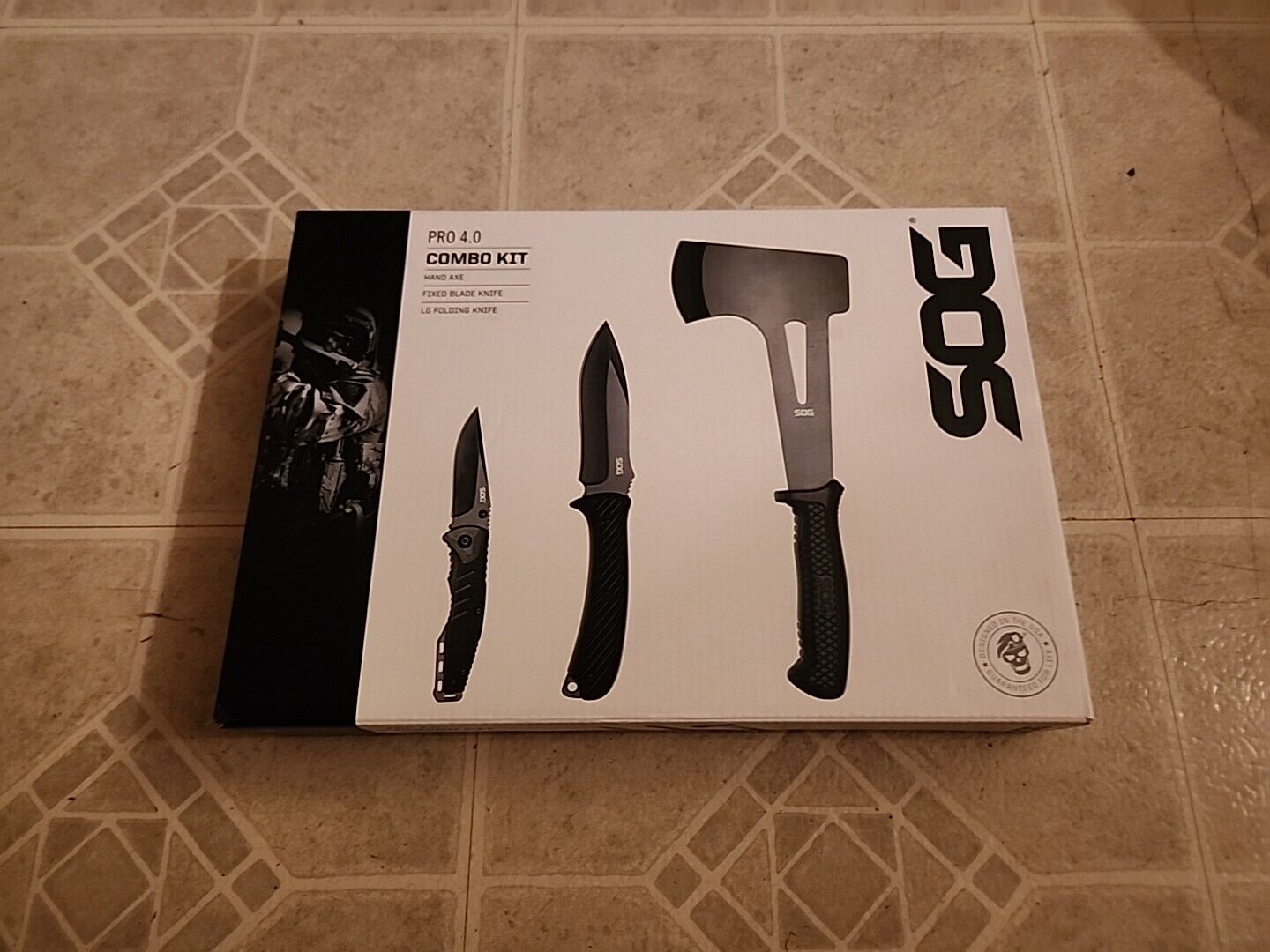 SOG Knives Pro 4.0 Combo Kit Axe and Two Knives DISCONTINUED