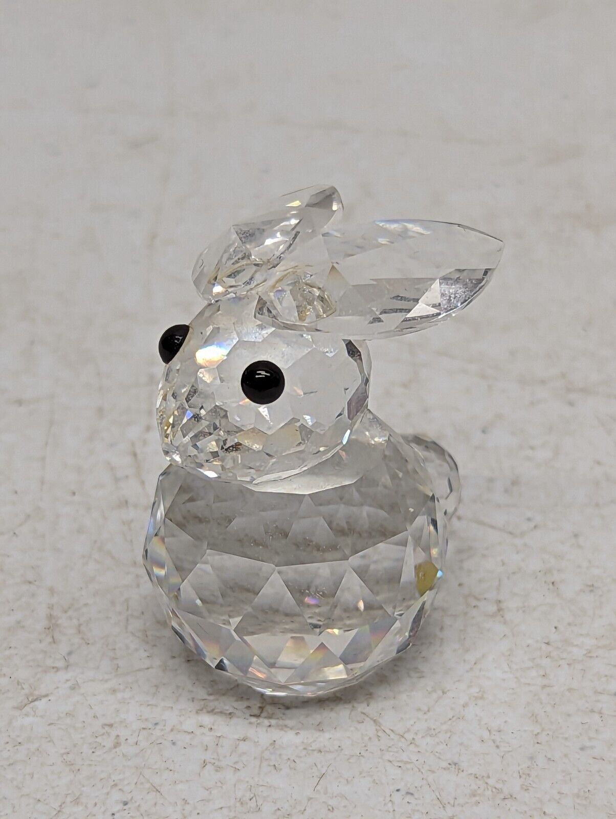 Swarovski Crystal Bunny 010012 Rabbit Flat Ears - No Box
