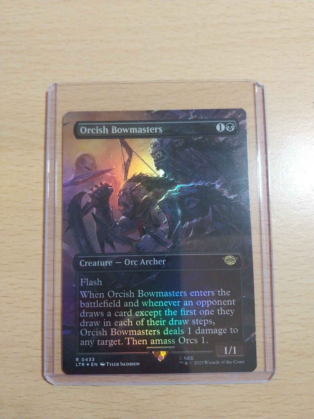 Orcish Bowmasters Foil Rare, Lord of the Rings #433, MTG Magic The Gathering 