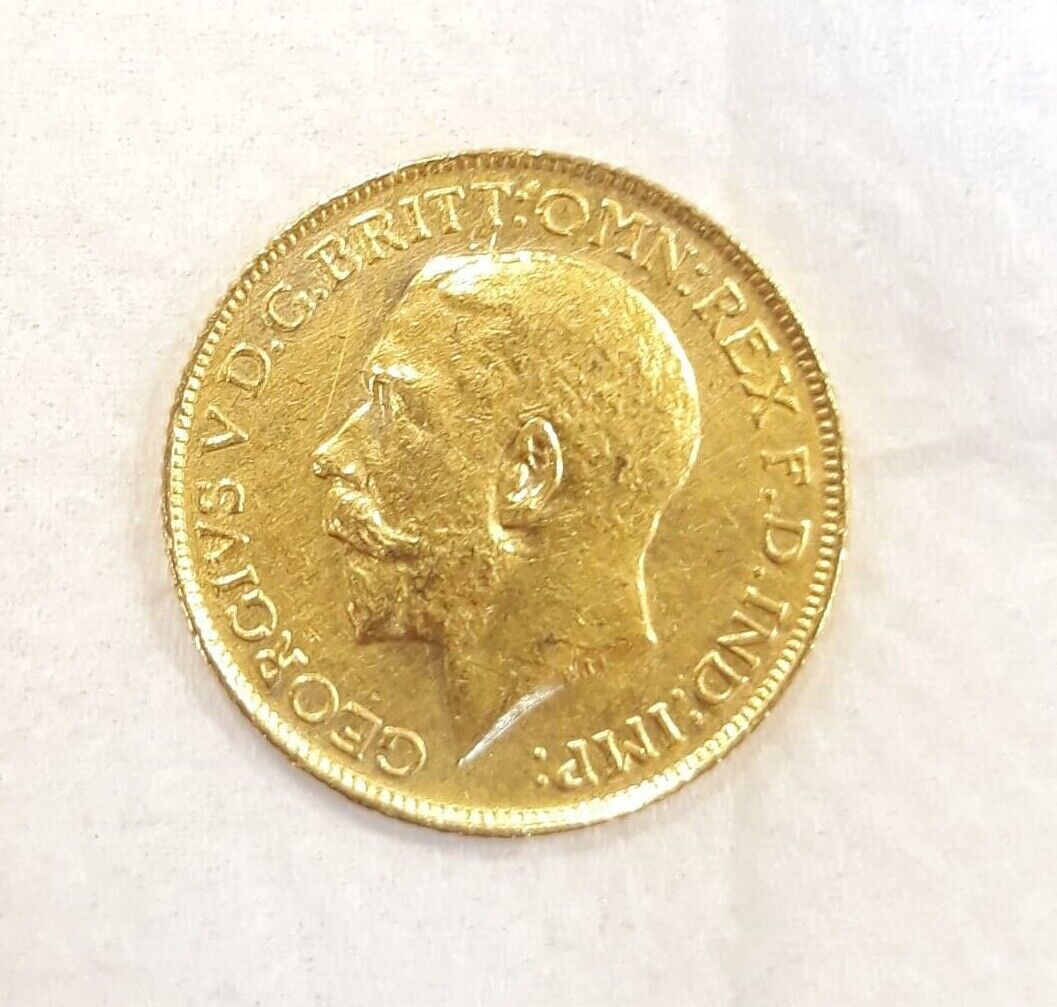 (Gold Coin)GEORGIVSVD.G.BRITT:OMN:REXF.D.IMP:22K:8G\'\'M:(1912)GOLD