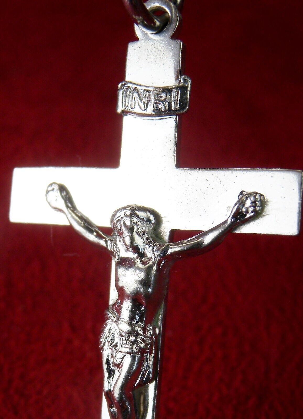 Carmelite Nun's Vintage Classic Style RARE HOBSON Sterling Silver Cross Crucifix